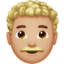 man Emoji on Apple, iOS