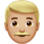 man Emoji on Apple, iOS