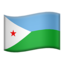 flag: Djibouti Emoji on Apple, iOS