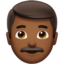Emoji de hombre en Apple, iOS