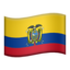 flag: Ecuador Emoji on Apple, iOS