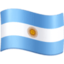 Emoji de bandera de Argentina en Facebook