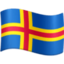 Emoji de bandera de Åland en Facebook