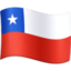 Emoji de bandera de Chile en Facebook