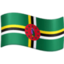 flag: Dominica Emoji on Facebook