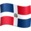 Emoji de bandera de República Dominicana en Facebook