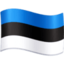 Emoji de bandera de Estonia en Facebook