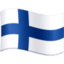 Emoji de bandera de Finlandia en Facebook