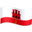 Emoji de bandera de Gibraltar en Facebook