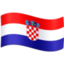 Emoji de bandera de Croacia en Facebook