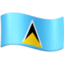 flag: St. Lucia Emoji on Facebook