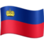 Emoji de bandera de Liechtenstein en Facebook