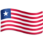 Emoji de bandera de Liberia en Facebook