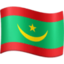 Emoji de bandera de Mauritania en Facebook