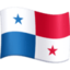 Emoji de bandera de Panamá en Facebook