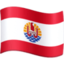 Emoji de bandera de Polinesia Francesa en Facebook