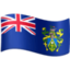 Emoji de bandera de Islas Pitcairn en Facebook