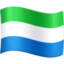 Emoji de bandera de Sierra Leona en Facebook