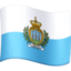 Emoji de bandera de San Marino en Facebook