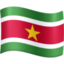 Emoji de bandera de Surinam en Facebook