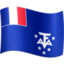 Emoji de bandera de Territorios Franceses del Sur en Facebook