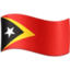 Emoji de bandera de Timor Oriental en Facebook