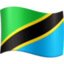 Emoji de bandera de Tanzania en Facebook