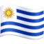 Emoji de bandera de Uruguay en Facebook