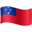 flag: Samoa Emoji on Facebook