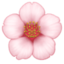 Emoji de flor de cerezo en Facebook