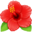 hibiscus Emoji on Facebook