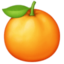 Emoji de mandarina en Facebook