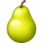 pear Emoji on Facebook