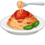 spaghetti Emoji on Facebook