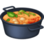 Emoji de olla de comida en Facebook