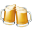 Emoji de jarras de cerveza en Facebook