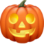 jack-o-lantern Emoji on Facebook