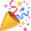 Emoji de fiesta en Facebook
