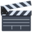 clapper board Emoji on Facebook