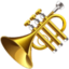 trumpet Emoji on Facebook