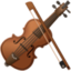 Emoji de violín en Facebook