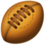 rugby football Emoji on Facebook