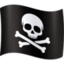 pirate flag Emoji on Facebook