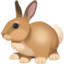 rabbit Emoji on Facebook