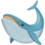 Emoji de ballena en Facebook