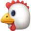 chicken Emoji on Facebook