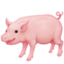 pig Emoji on Facebook