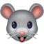 mouse face Emoji on Facebook