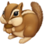 chipmunk Emoji on Facebook