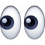 Emoji de ojos en Facebook